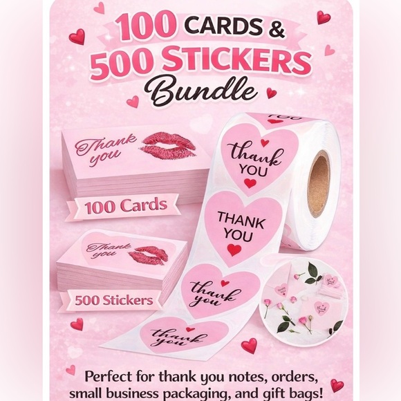 100 Cards & 500 Stickers Bundle - Picture 9 of 9